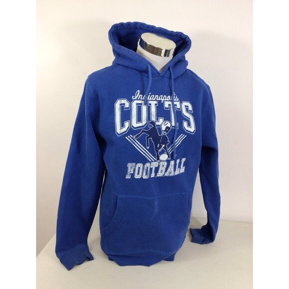 Indianapolis Colts Hoodie Sweatshirt Mens Medium - Picture 1 of 6